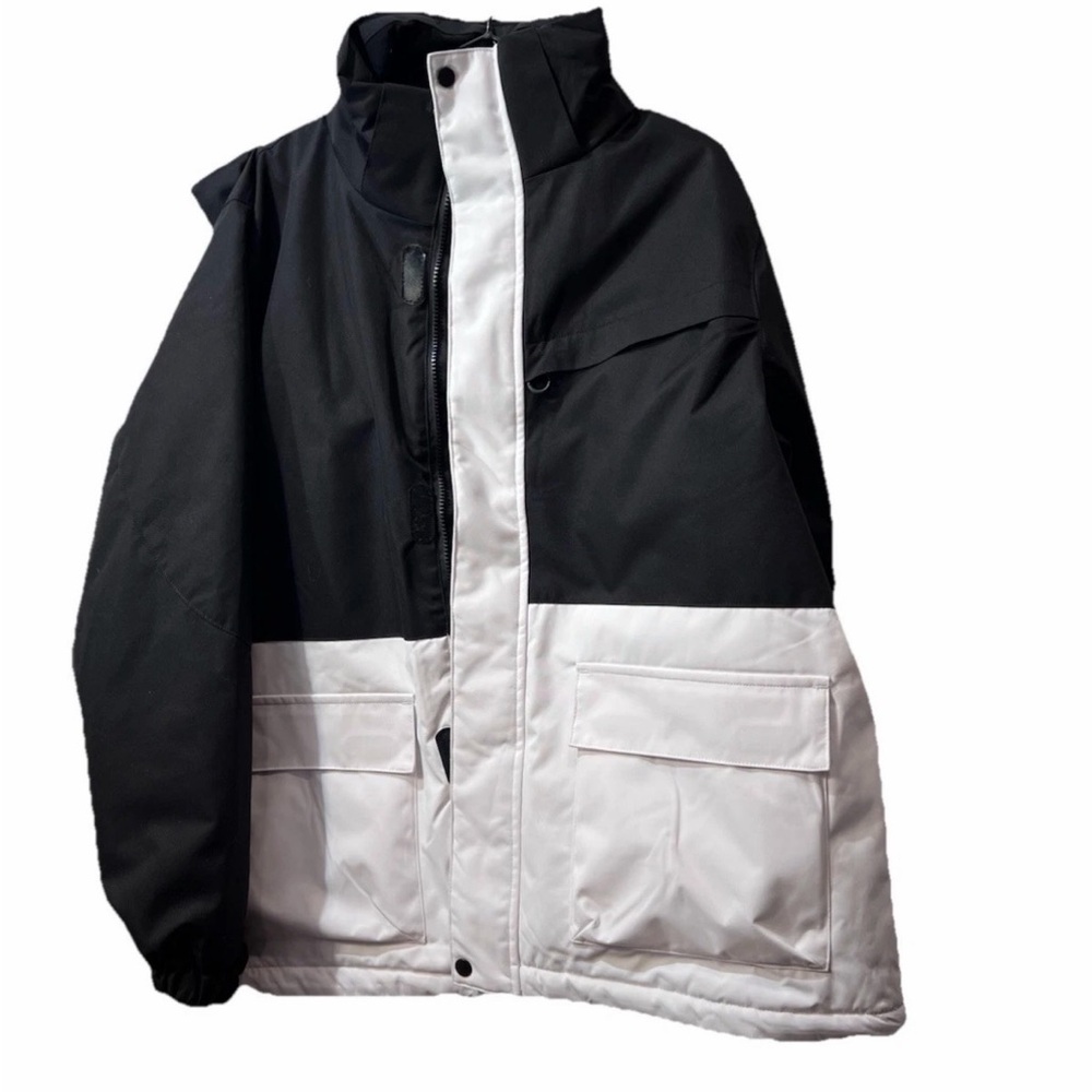 Ski Waterproof Snowboarding king & Queen Jacket XL Black & White King NEW